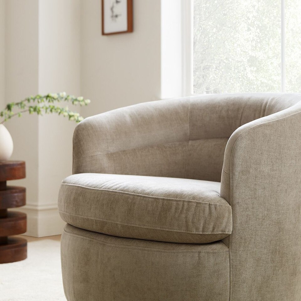 Viv Swivel Chair West Elm Australia
